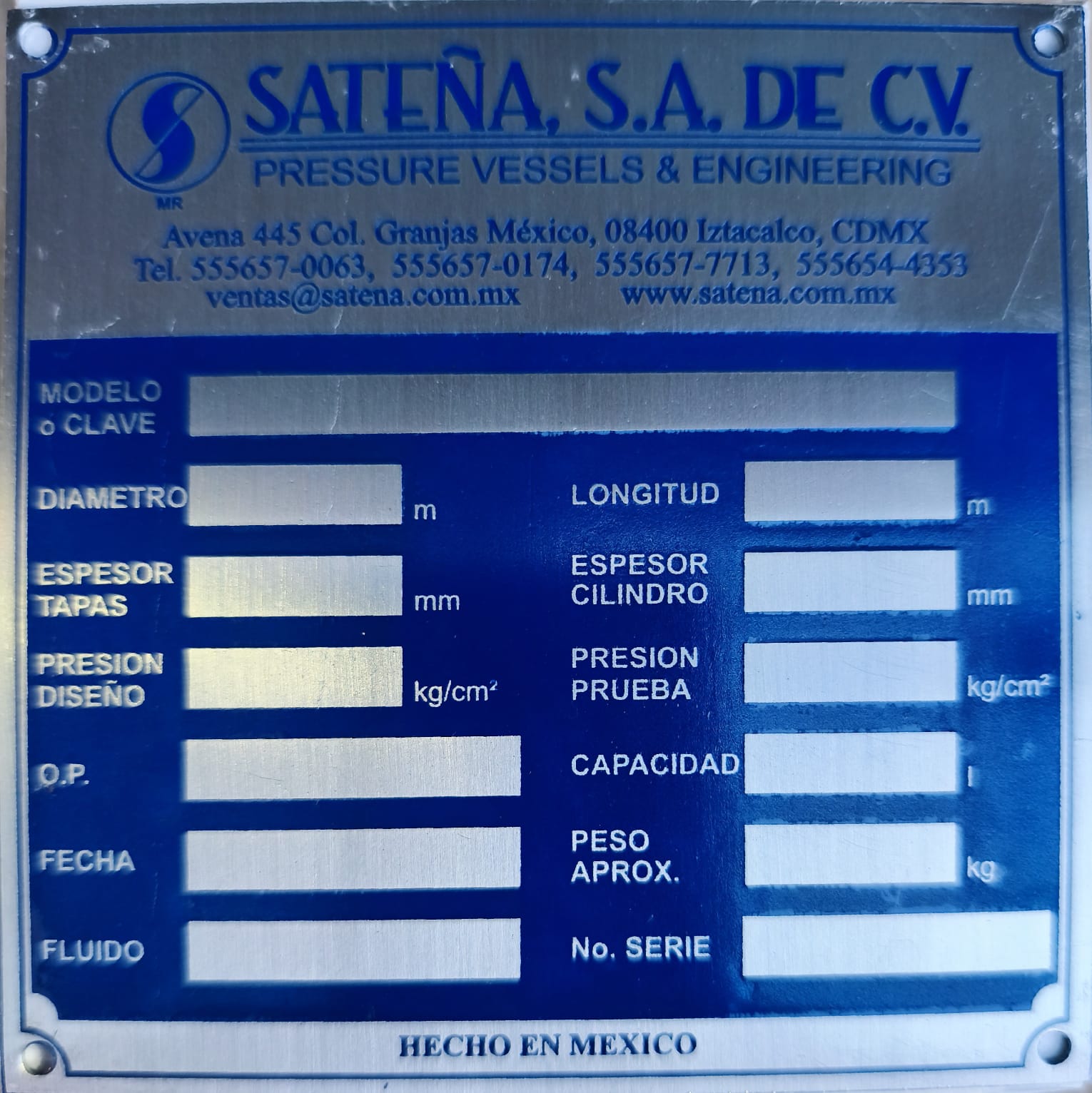datos de informacion para equipos