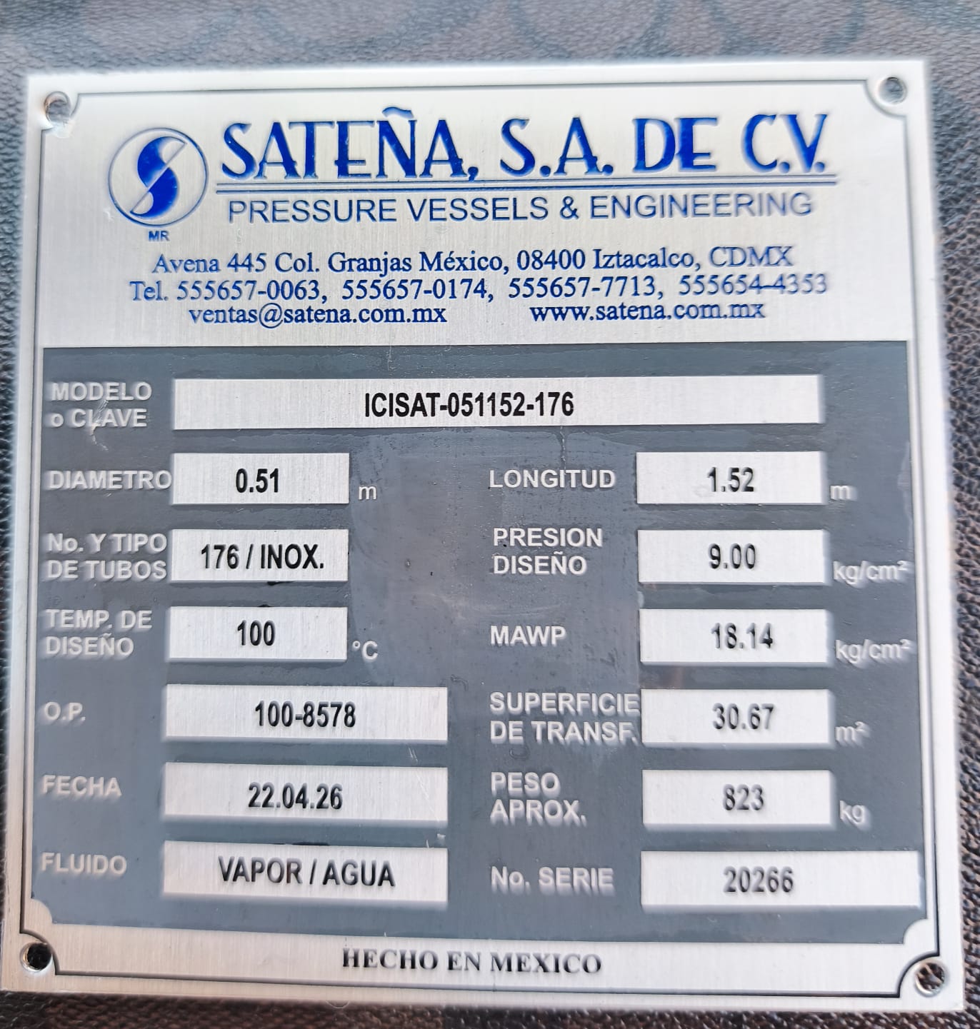 Placa industrial datos