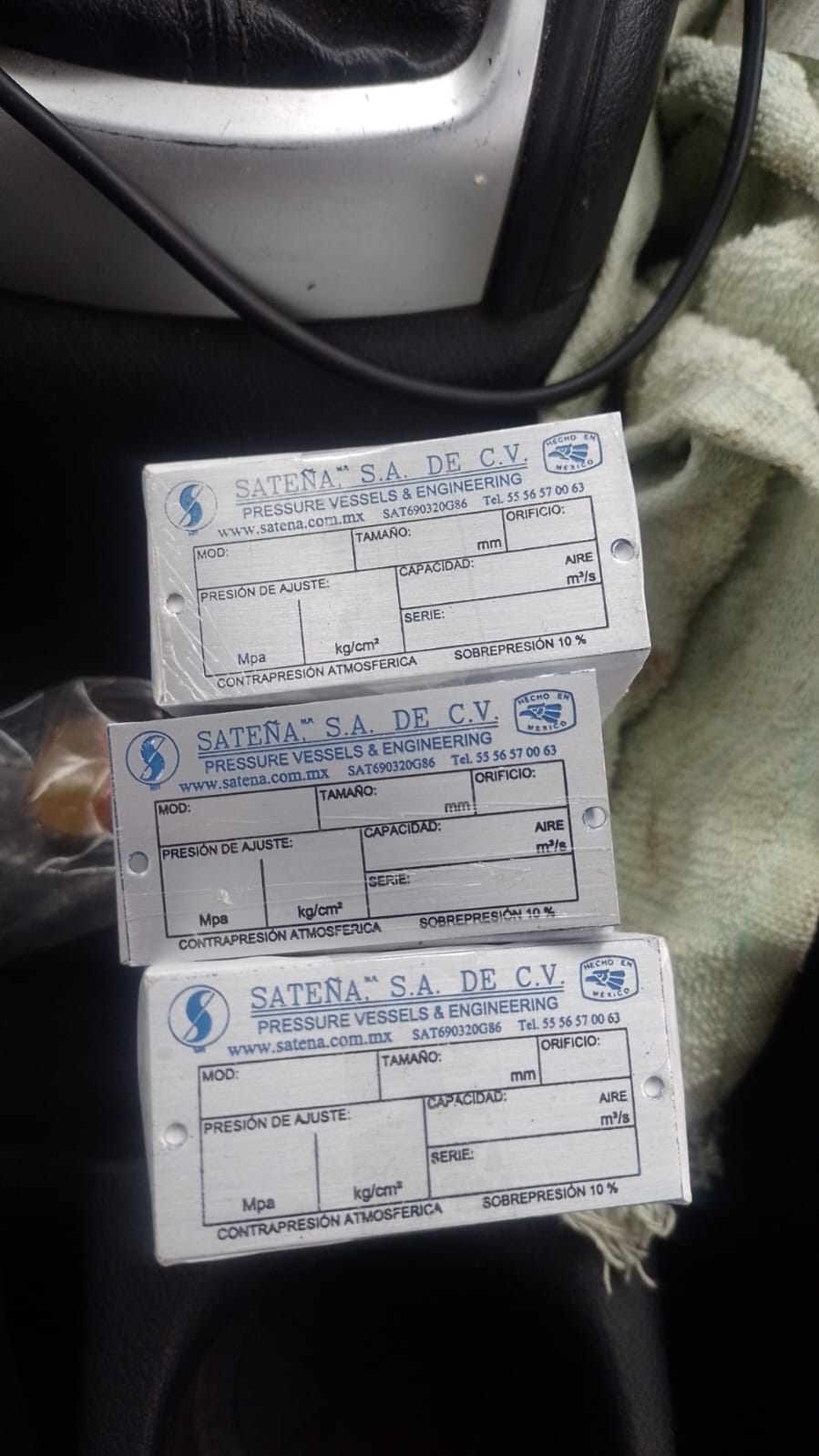 Placas aluminio datos