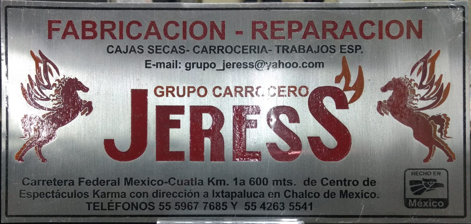 Placas aluminio industriales cajas secas