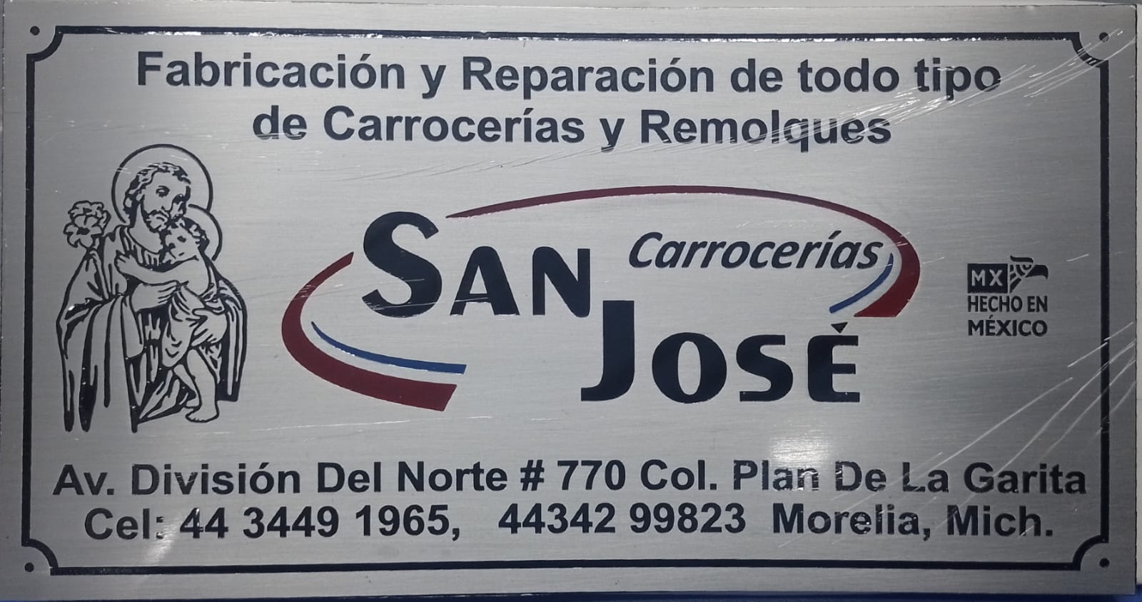 Placas aluminio reparacion remolques